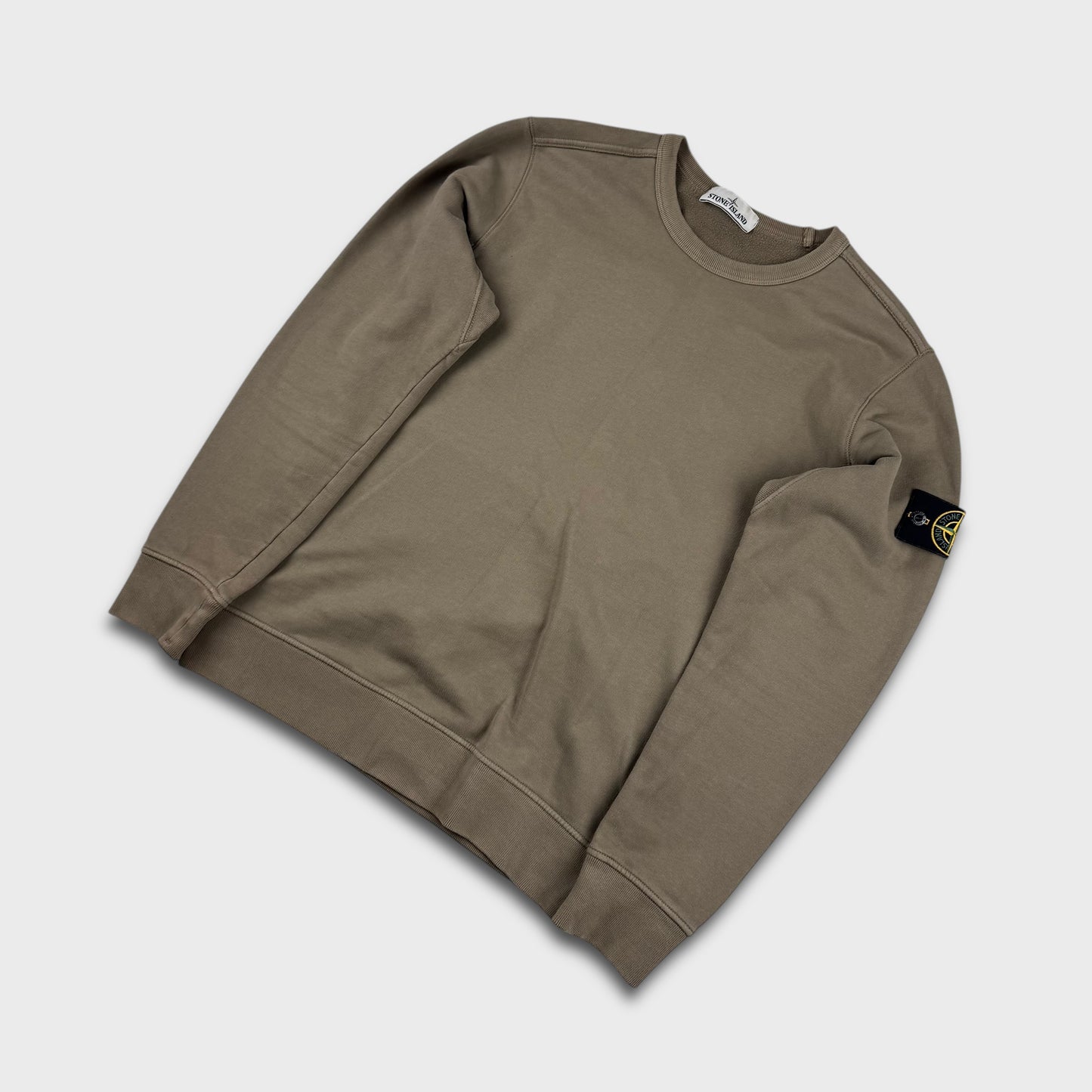 Stone Island Olive Green Crewneck M