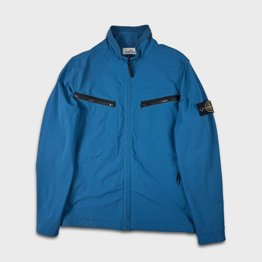 Stone Island Blue Comfort Shell Jacket L