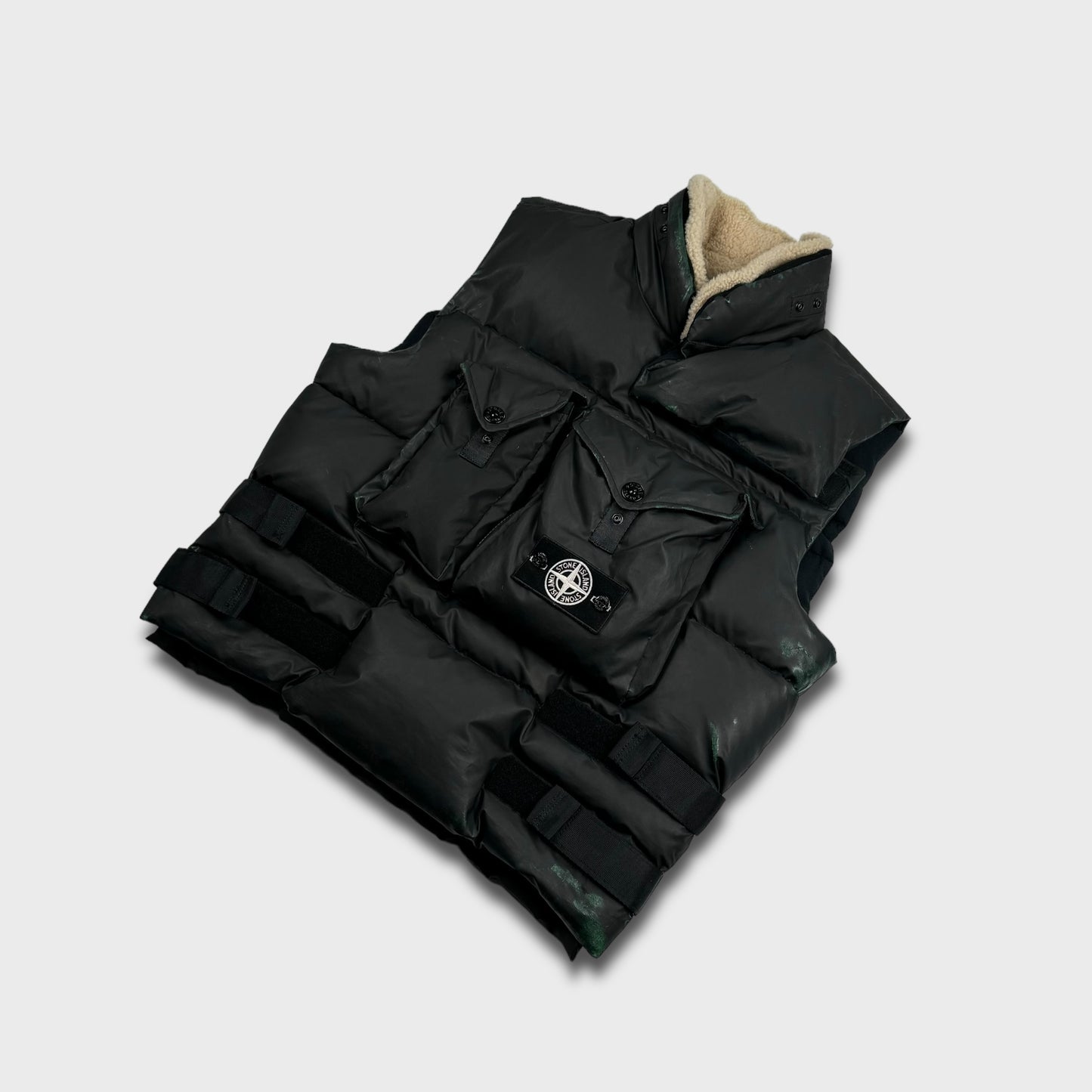 Stone Island ‘Hidden Reflective’ Special Process Gilet L