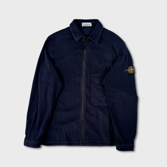 Stone Island Navy Soft Touch Overshirt XL