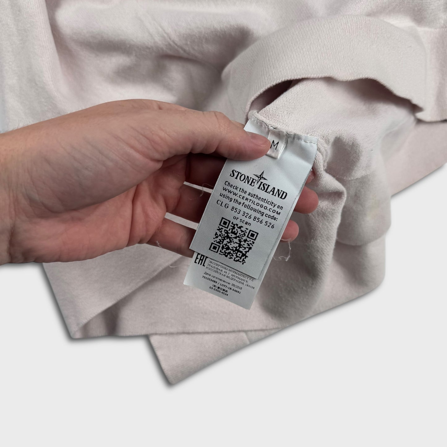 Stone Island Pale Pink Cardigan Zip Up M