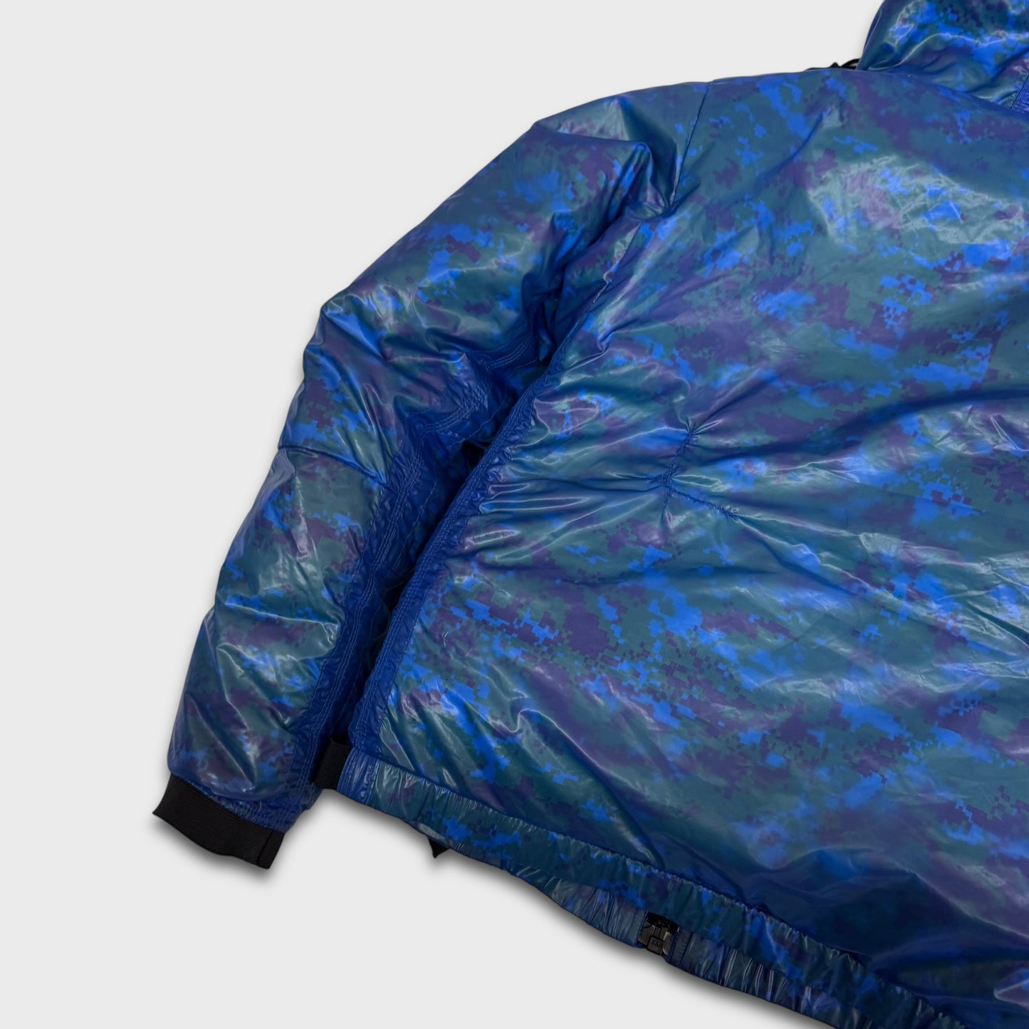 Stone Island 2007 Camo Goose Down Puffer Jacket L