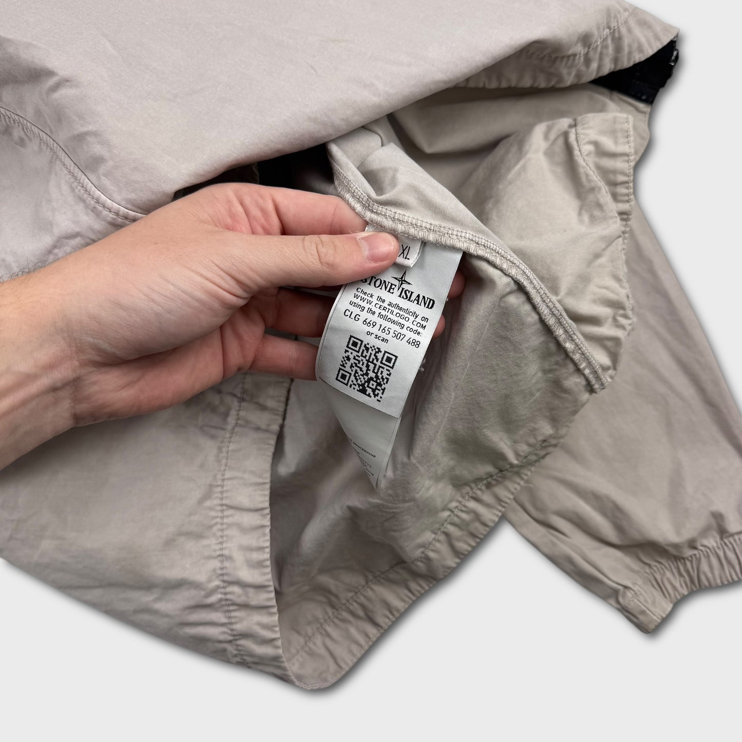 Stone Island ‘Natural’ Full Zip Overshirt XL