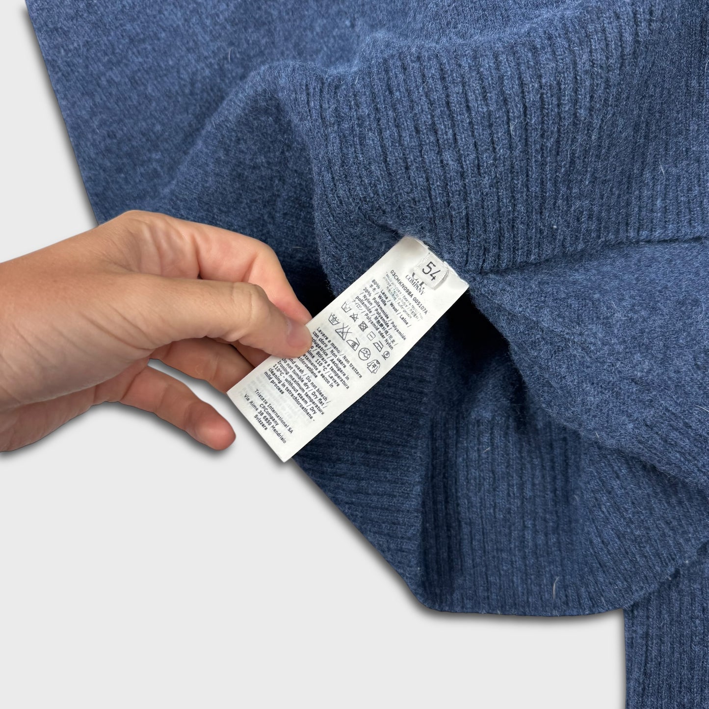 CP Company Blue Lens Knit Jumper XL