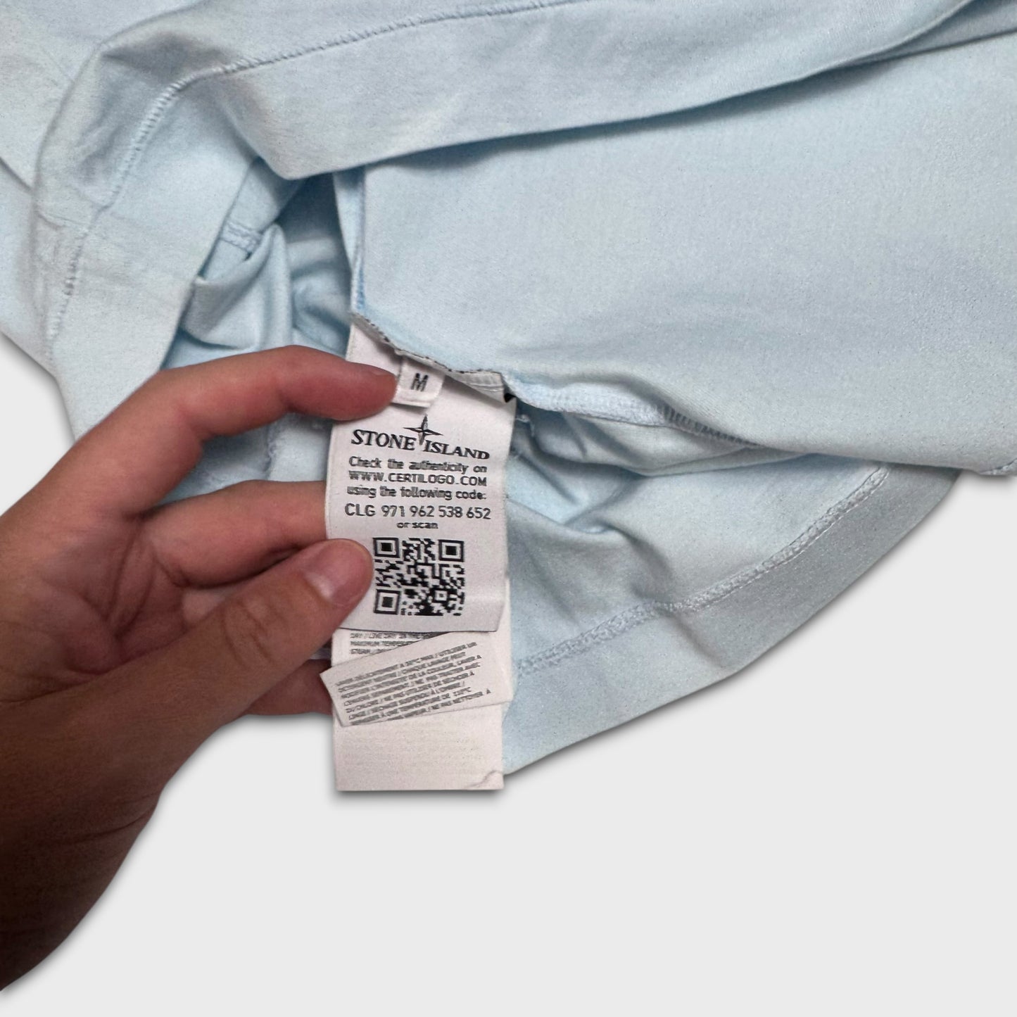 Stone Island Baby Blue Compass T-Shirt M