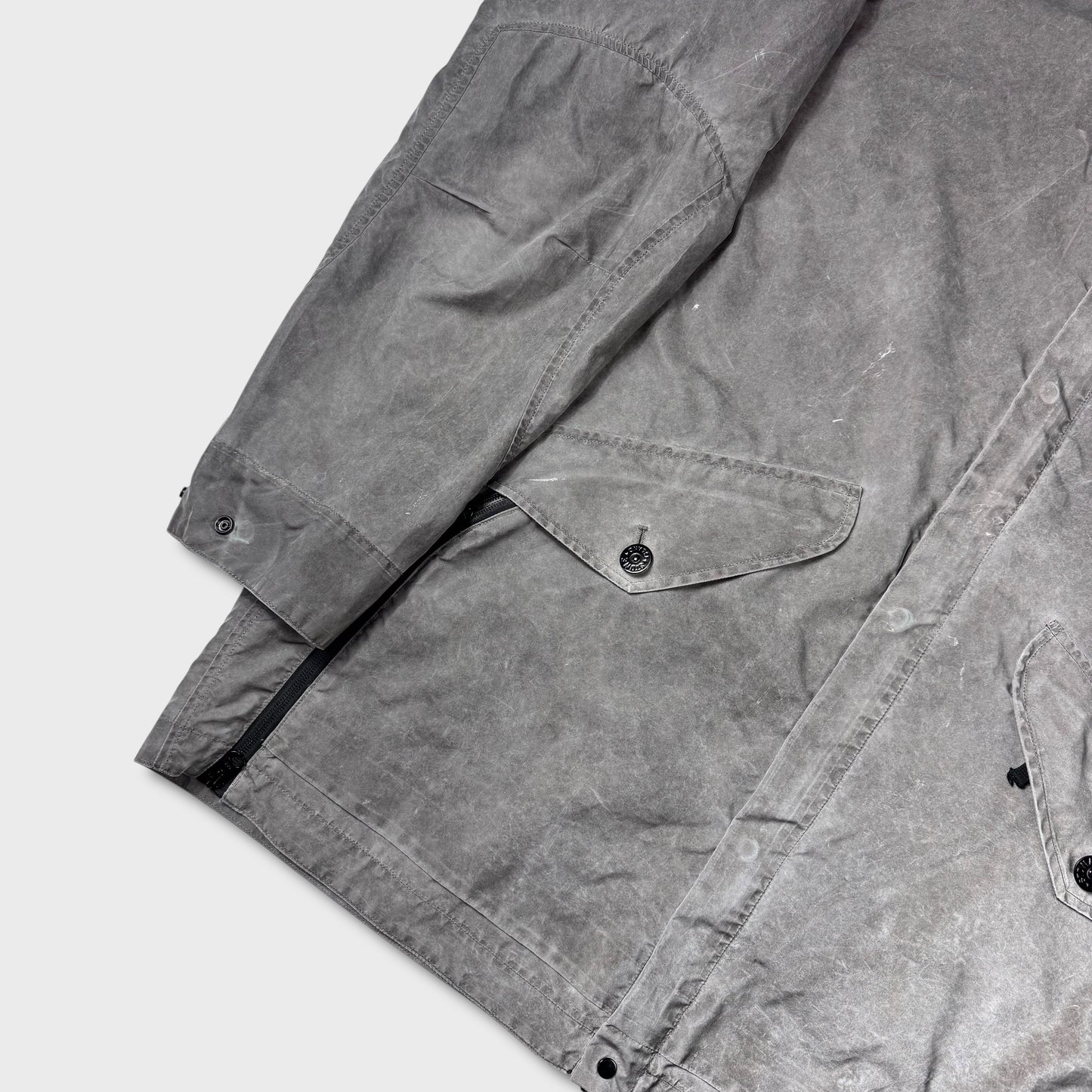 Stone Island Plated Reflective Special Process Parka Jacket XXL
