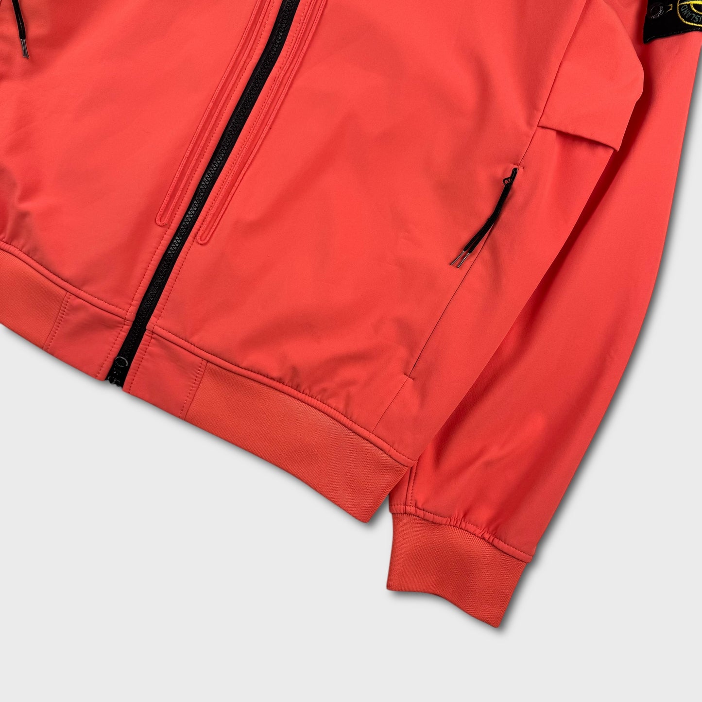 Stone Island Salmon e-Dye Soft Shell Jacket XL