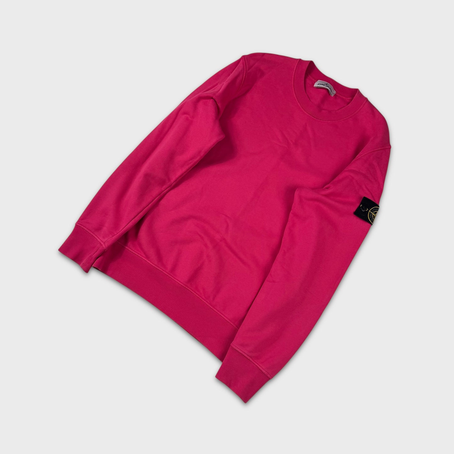 Stone Island Hot Pink Crewneck Sweatshirt M