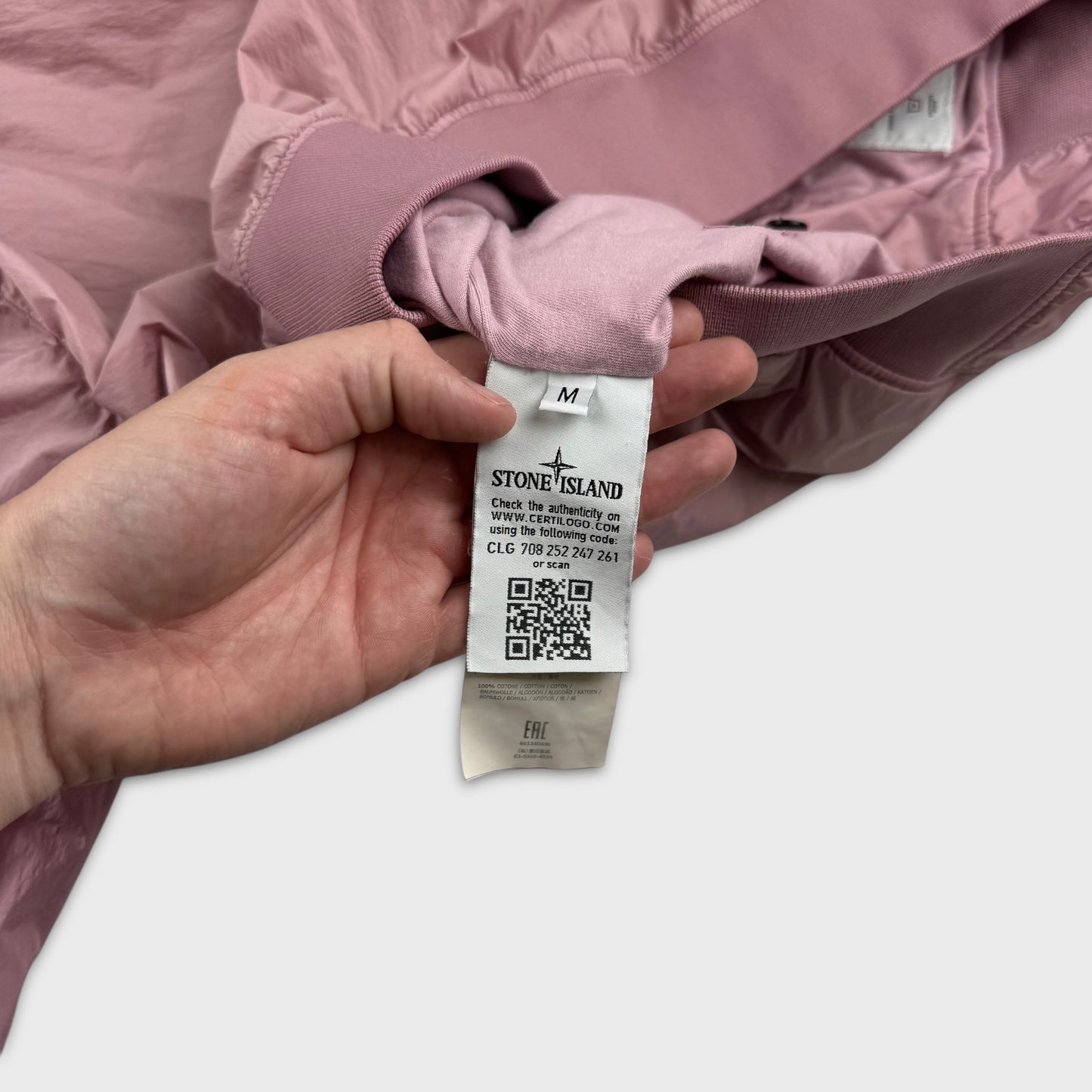Stone Island Garment Dyed Crinkle Reps Bomber Jacket M