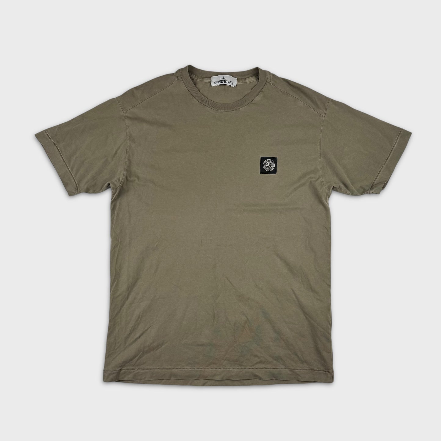 Stone Island Olive Compass T-Shirt L
