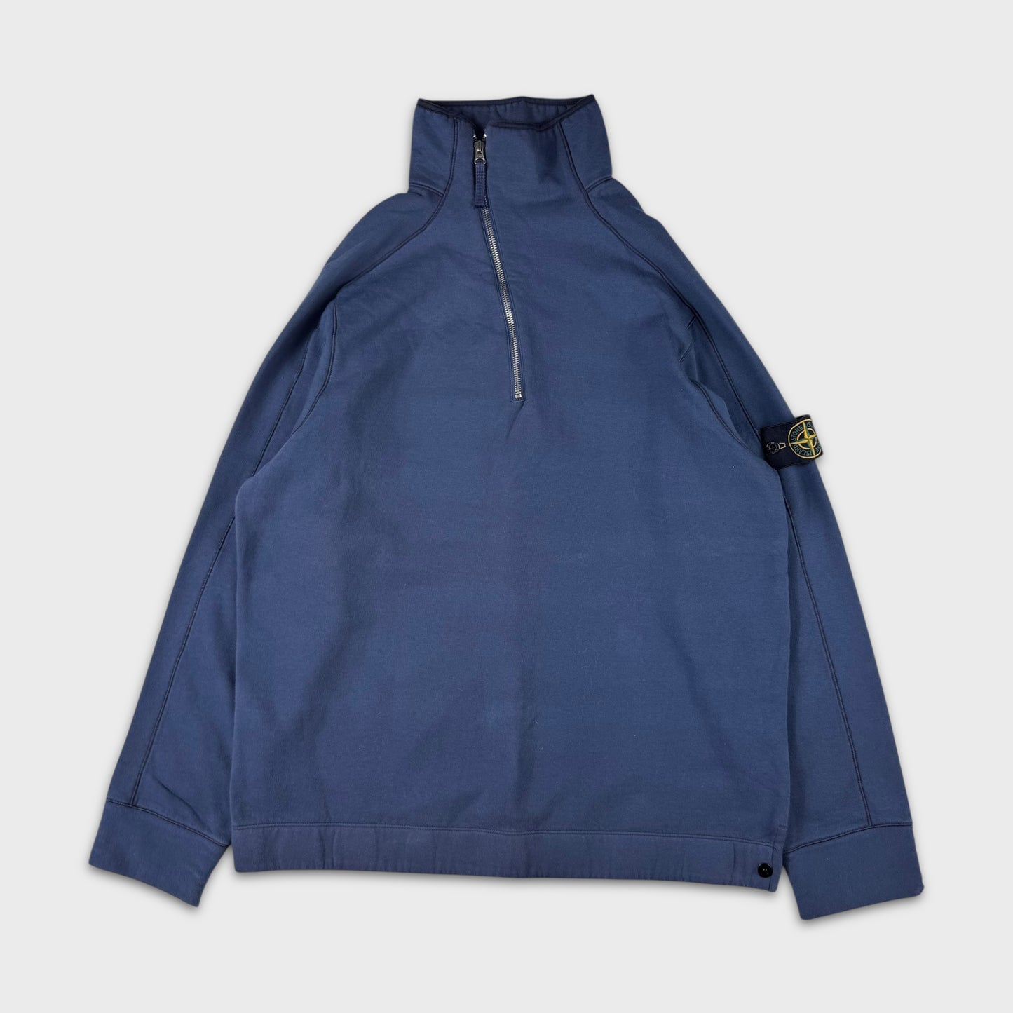 Stone Island Asymmetrical Quarter Zip Fleece XL