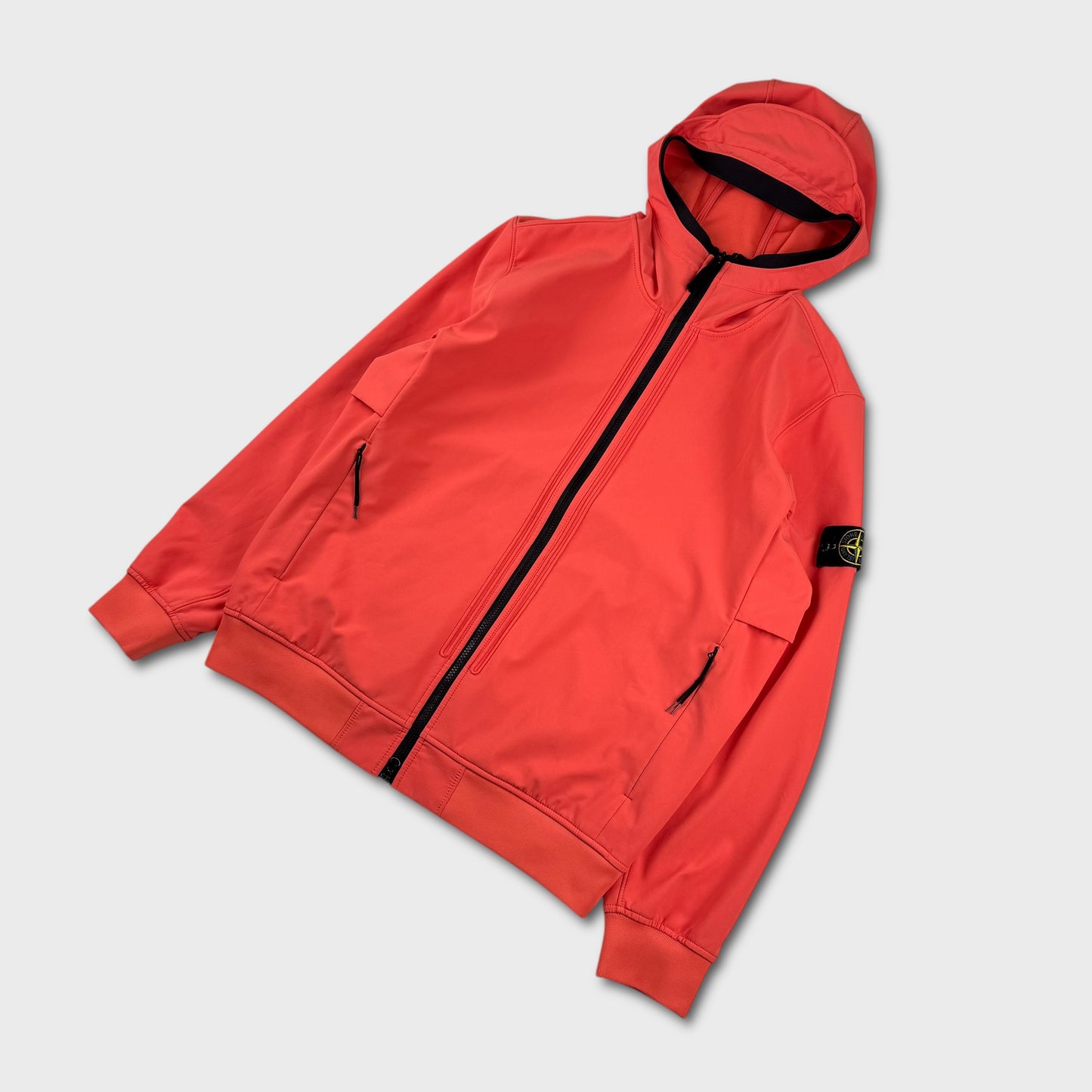 Stone Island Salmon e-Dye Soft Shell Jacket XL