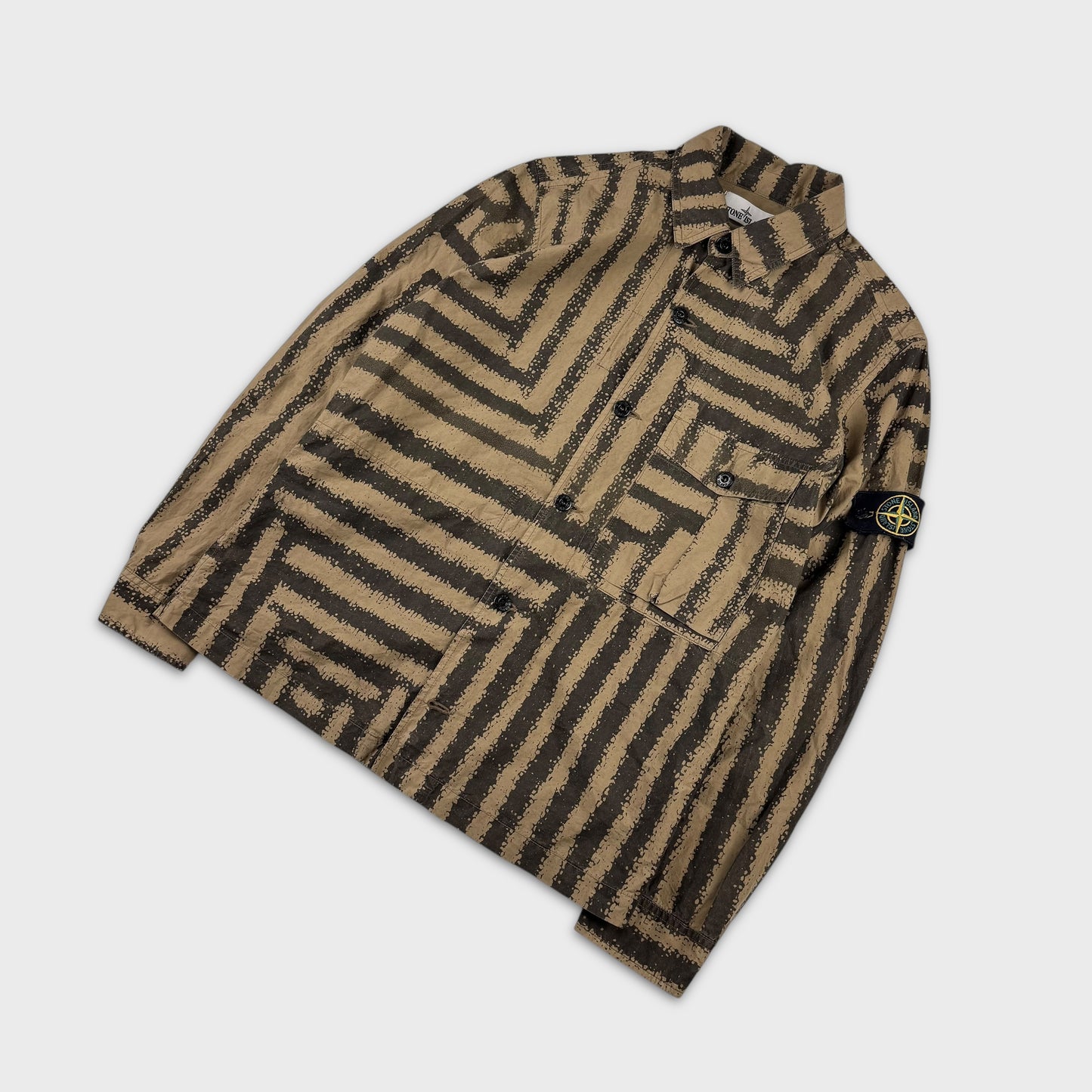 Stone Island Maze Camo Overshirt Jacket L
