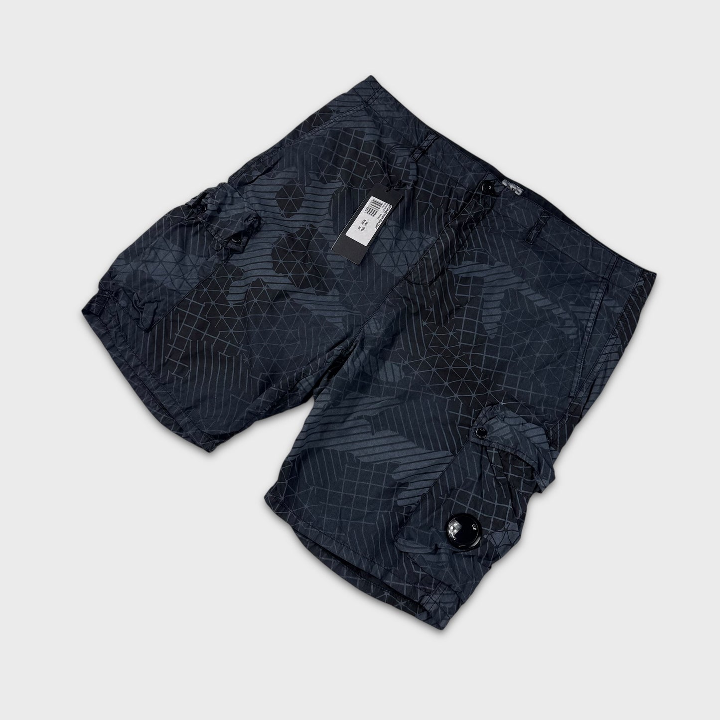 CP Company Navy Pattern Cargo Shorts 3XL NEW