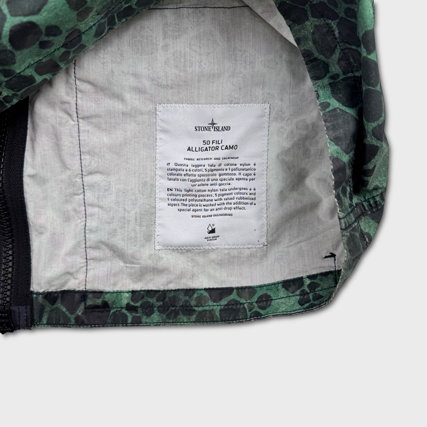 Stone Island Alligator Camo 50 Fili Jacket L