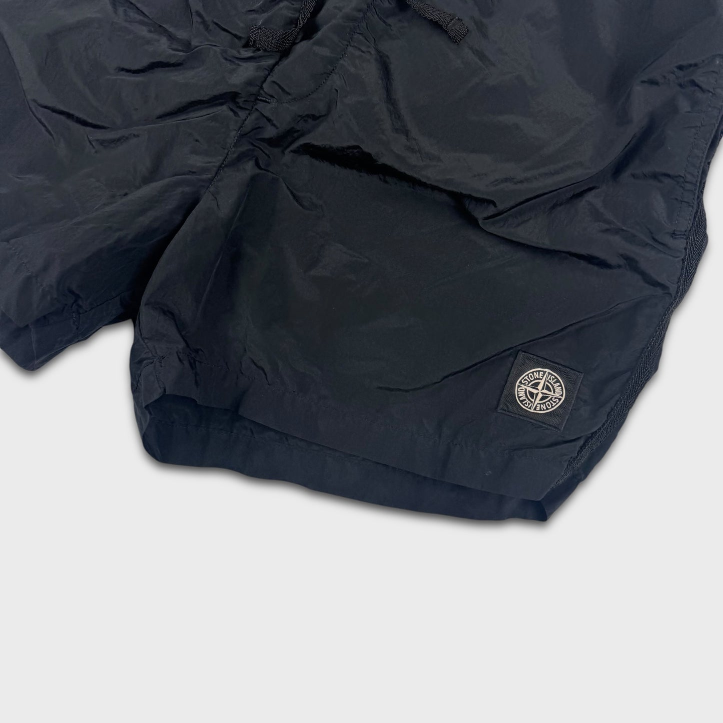 Stone Island Black Nylon Swim Shorts M