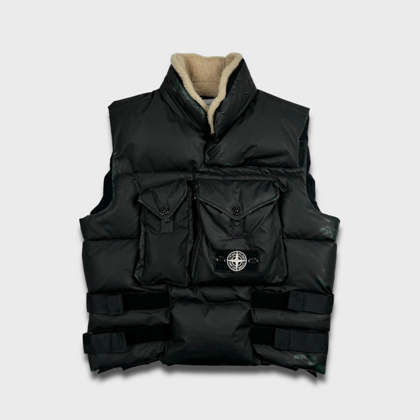 Stone Island ‘Hidden Reflective’ Special Process Gilet L