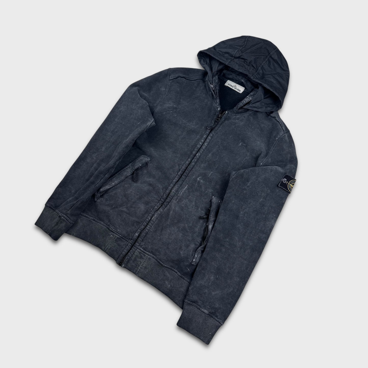 Stone Island Frost Zip Up Hoodie L
