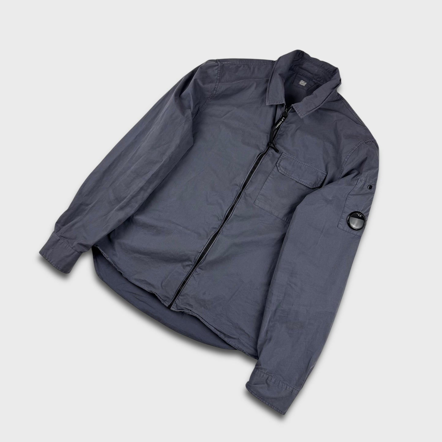 CP Company Charcoal Blue Lens Overshirt L