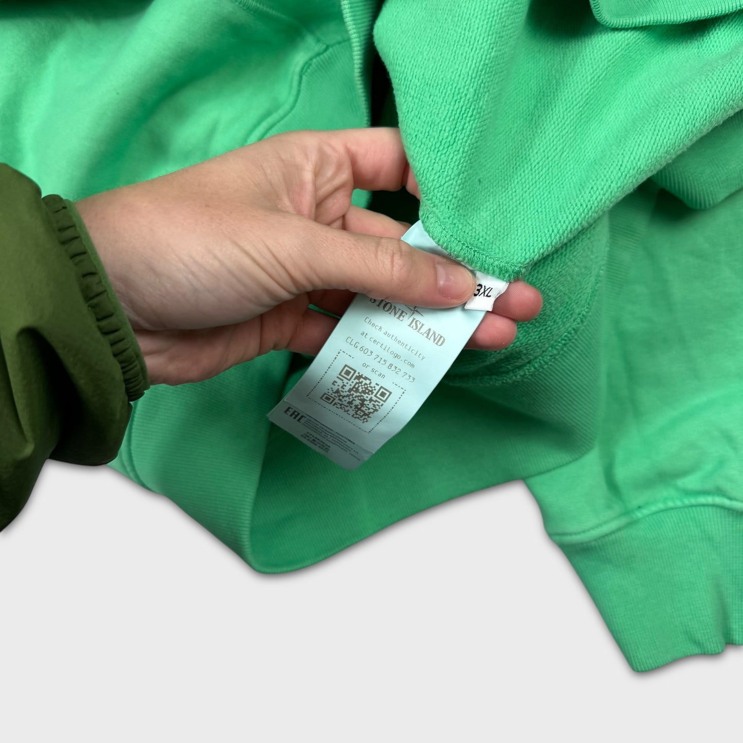 Stone Island Green Crewneck Sweatshirt 3XL