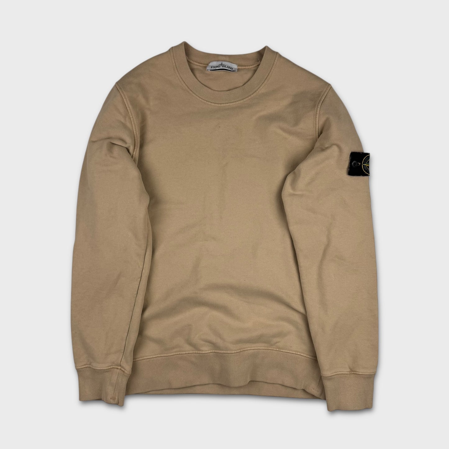 Stone Island Sand Crewneck Sweatshirt M