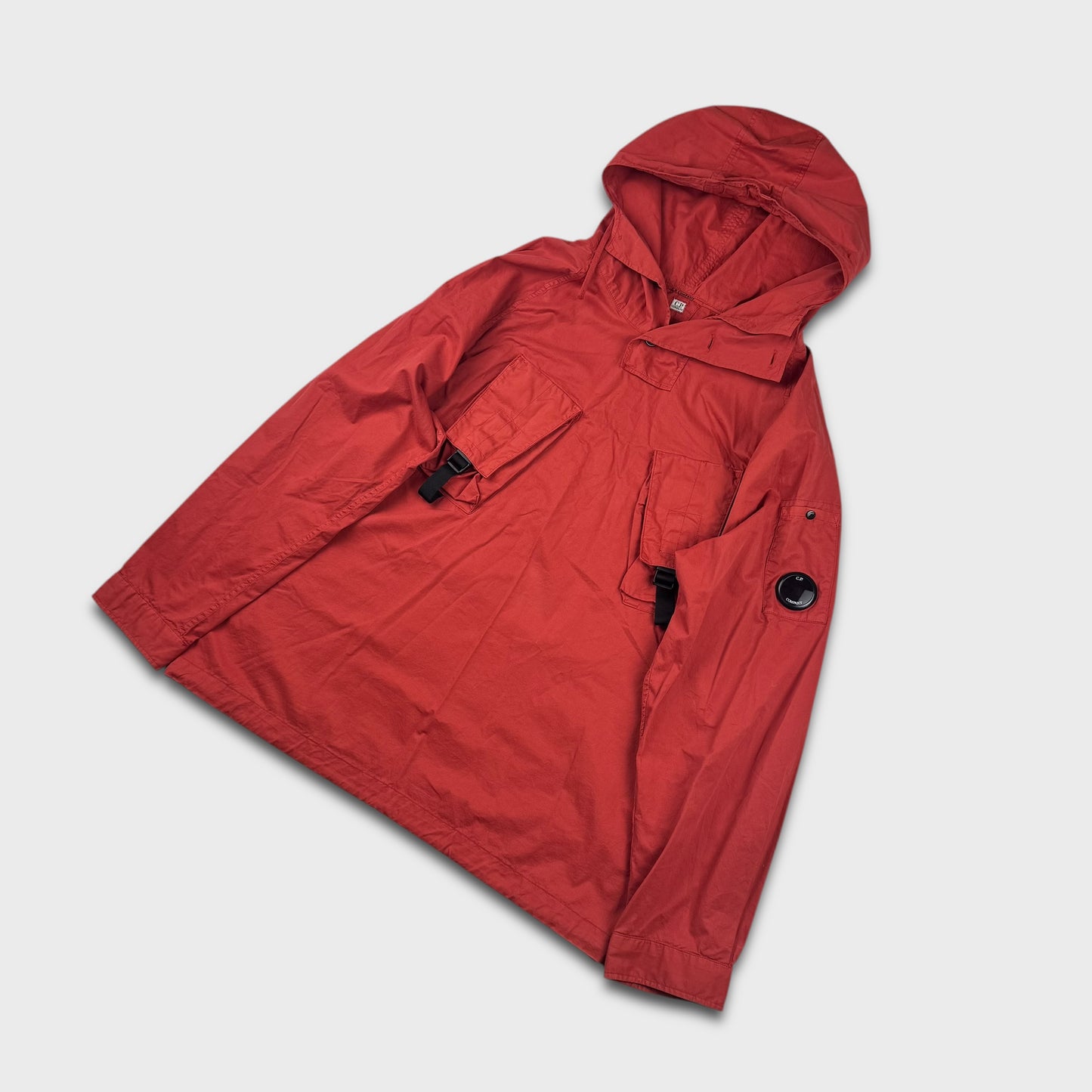 CP Company Red Pullover Smock Jacket L