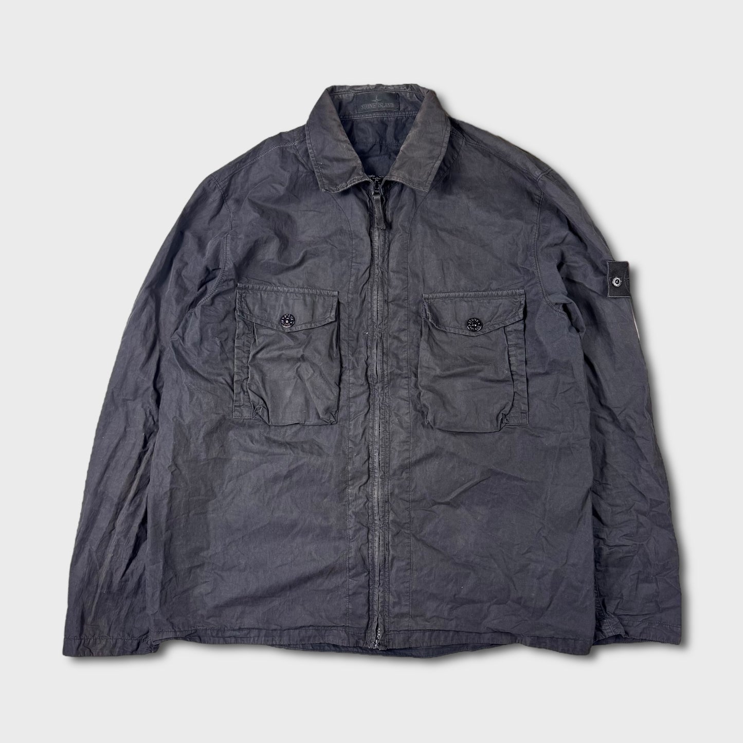 Stone Island Ghost Tela Crinkle Overshirt XL
