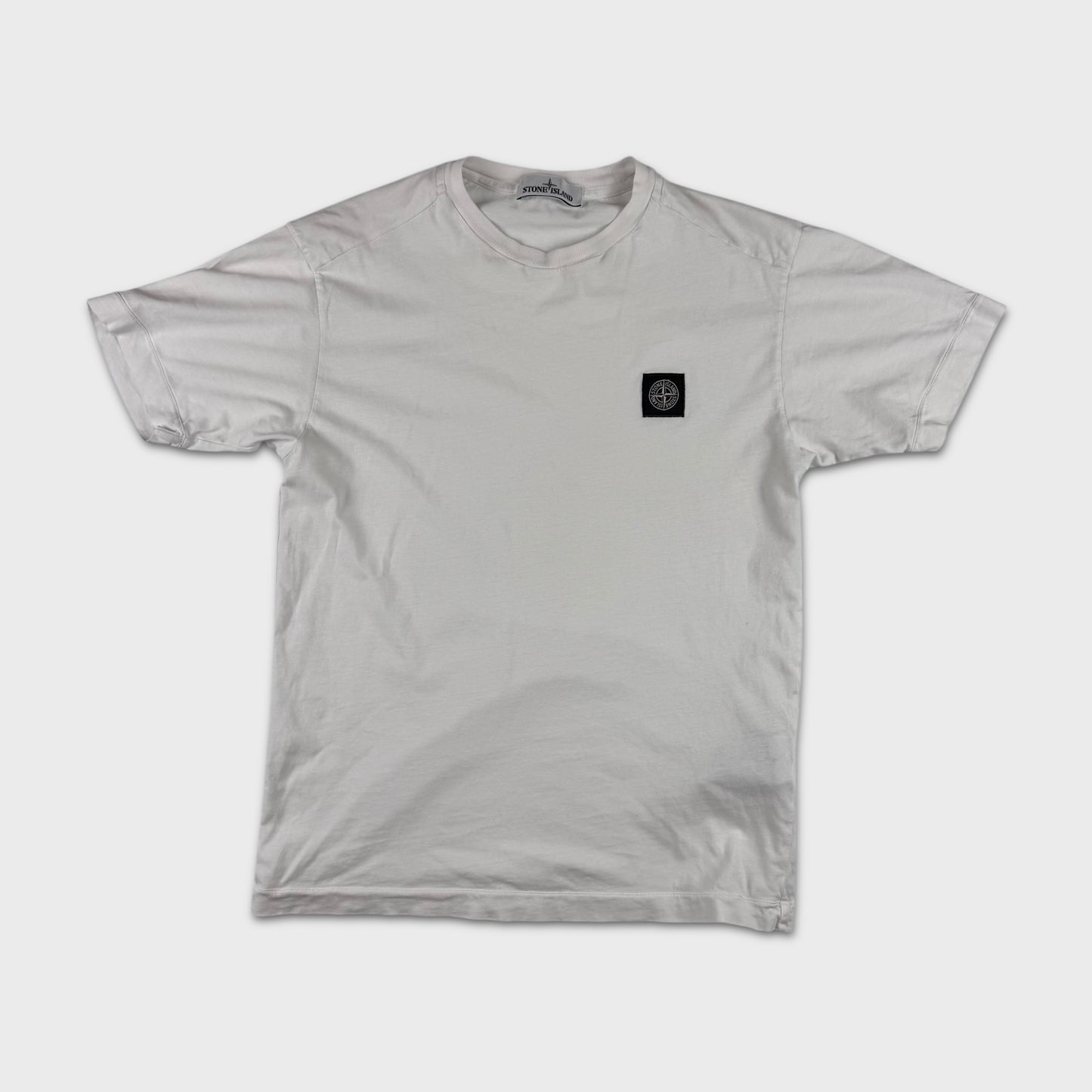 Stone Island White Compass T-Shirt M
