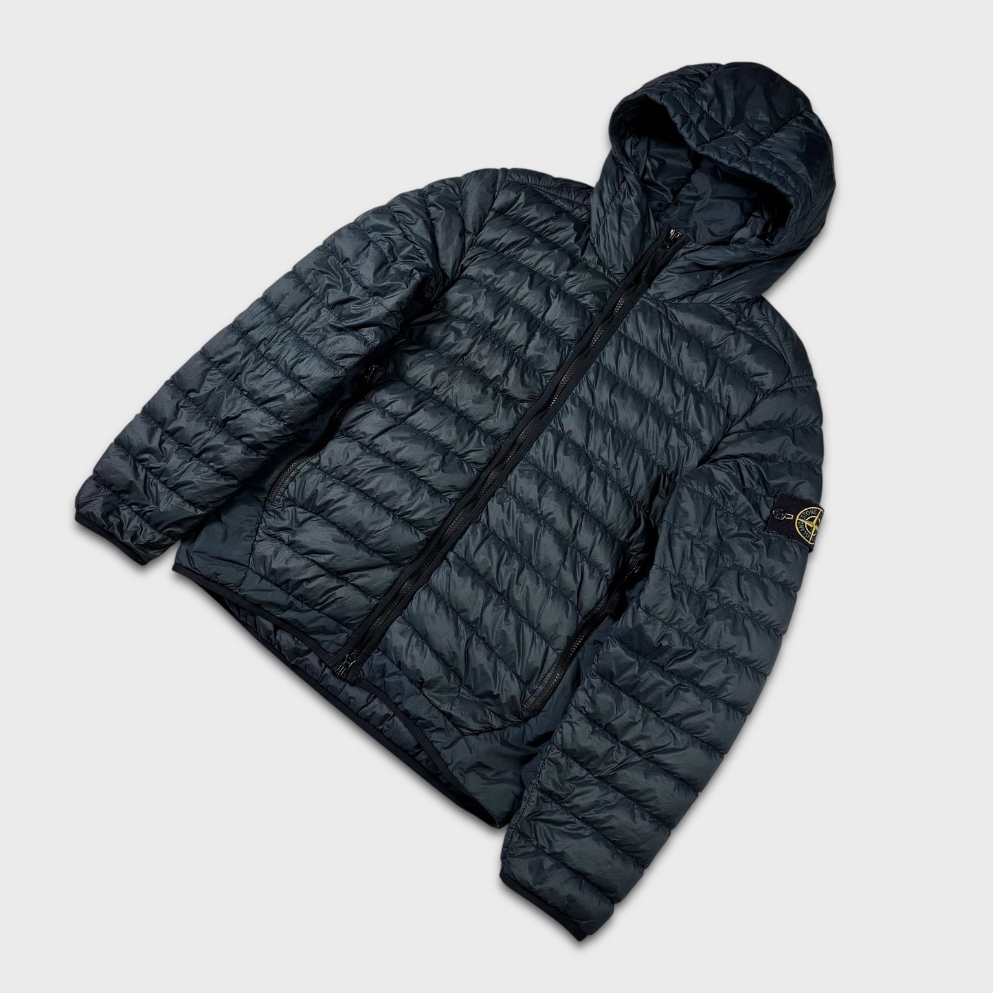 Stone Island Garment Dyed Micro Yarn Down Jacket L