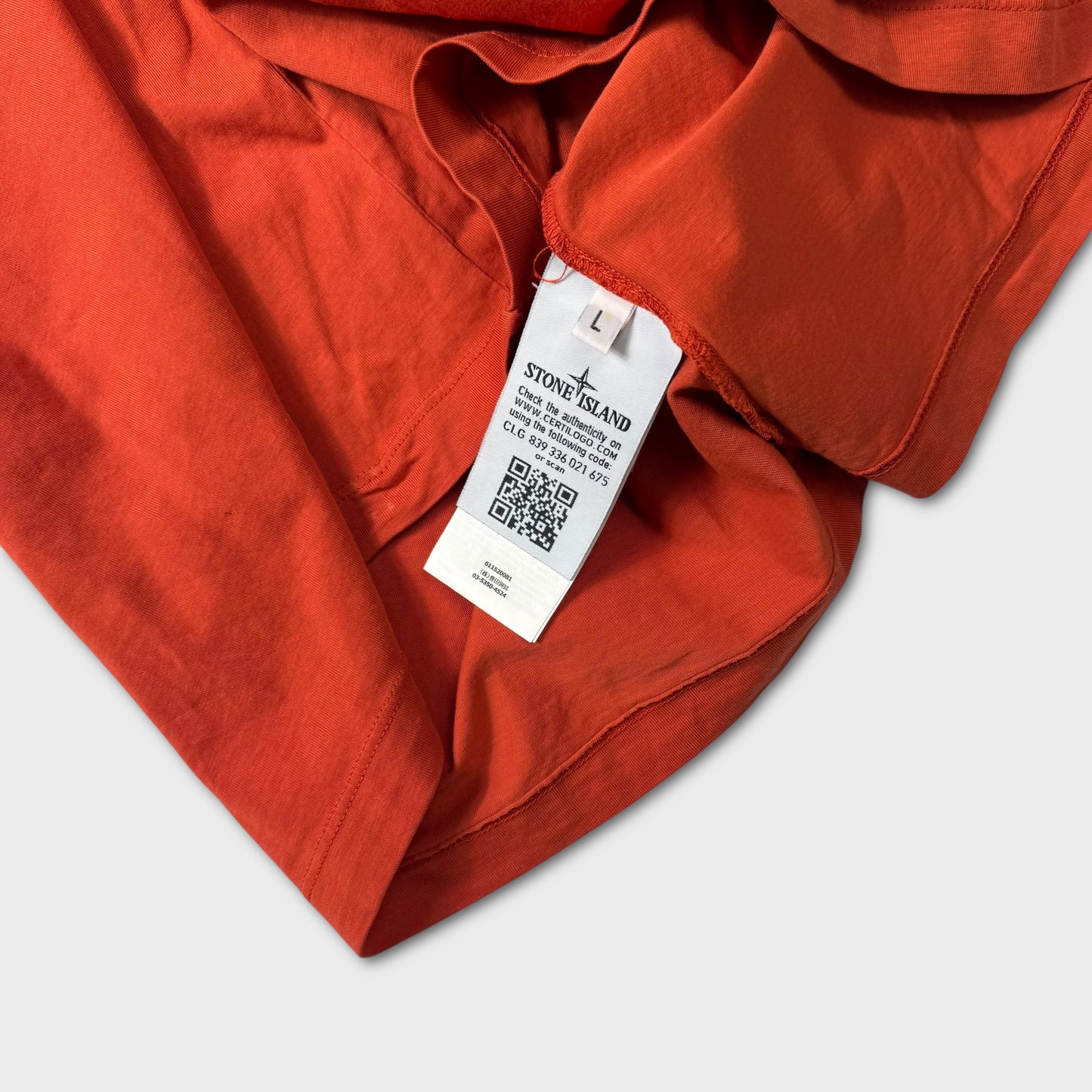 Stone Island Compass Logo Graphic T-Shirt L