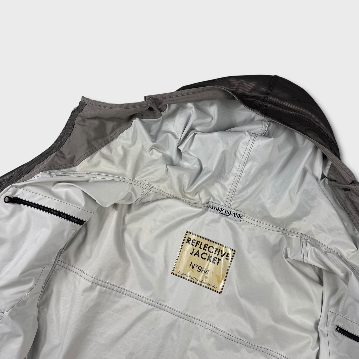Stone Island Special Process 2007 Mesh Reflective Jacket XL