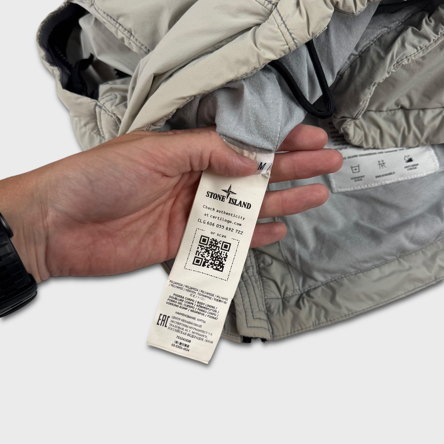 Stone Island Comfort Tech Composite Polartec Alpha Technology Jacket M