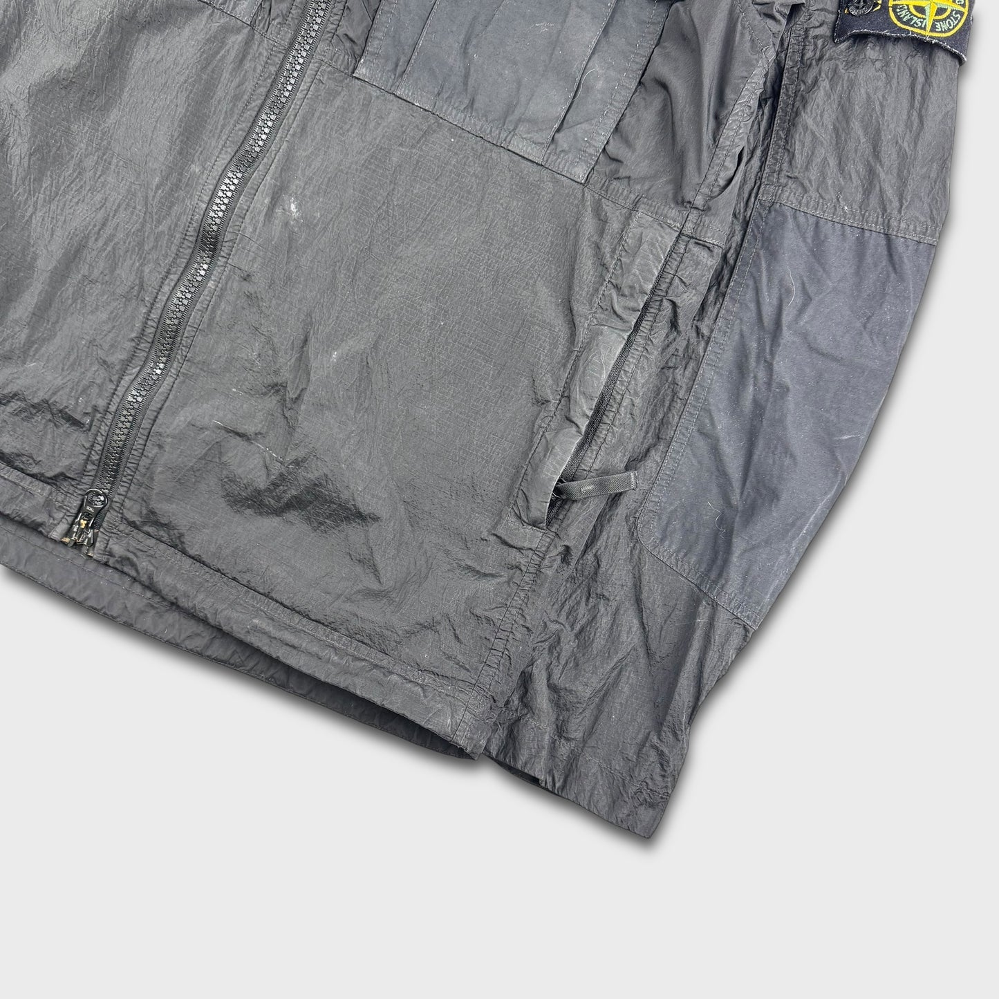 Stone Island Black Nylon Metal Watro M