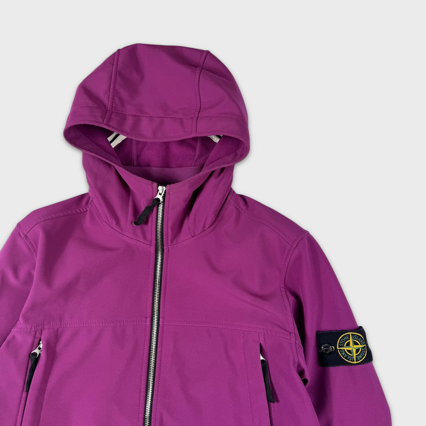 Stone Island Purple e-Dye Soft Shell Jacket M