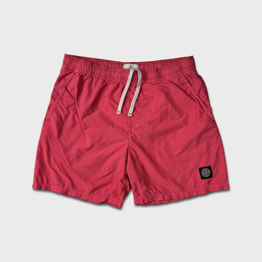 Stone Island Pink Coral Swim Shorts L