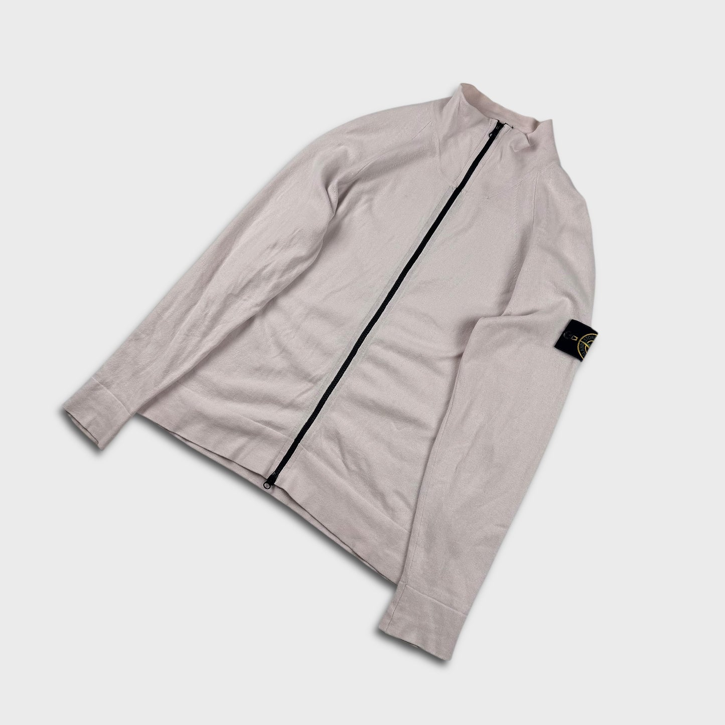Stone Island Pale Pink Cardigan Zip Up M