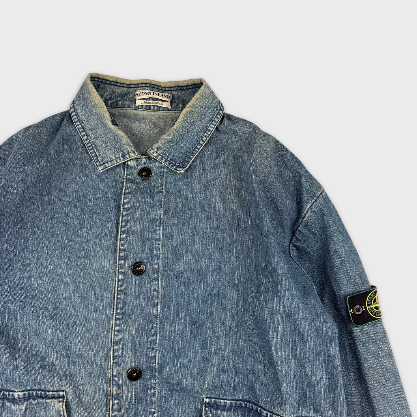 Stone Island SS1995 Denim Tela Stella Jacket XL