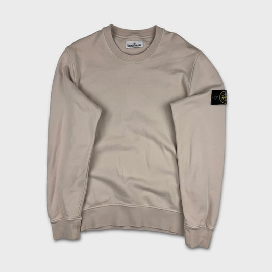Stone Island Beige Crewneck Sweatshirt M