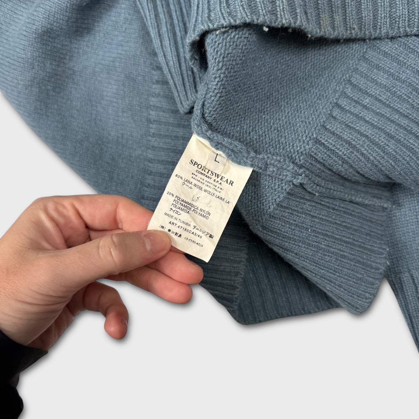 Stone Island 2000’s Wool Hoodie L