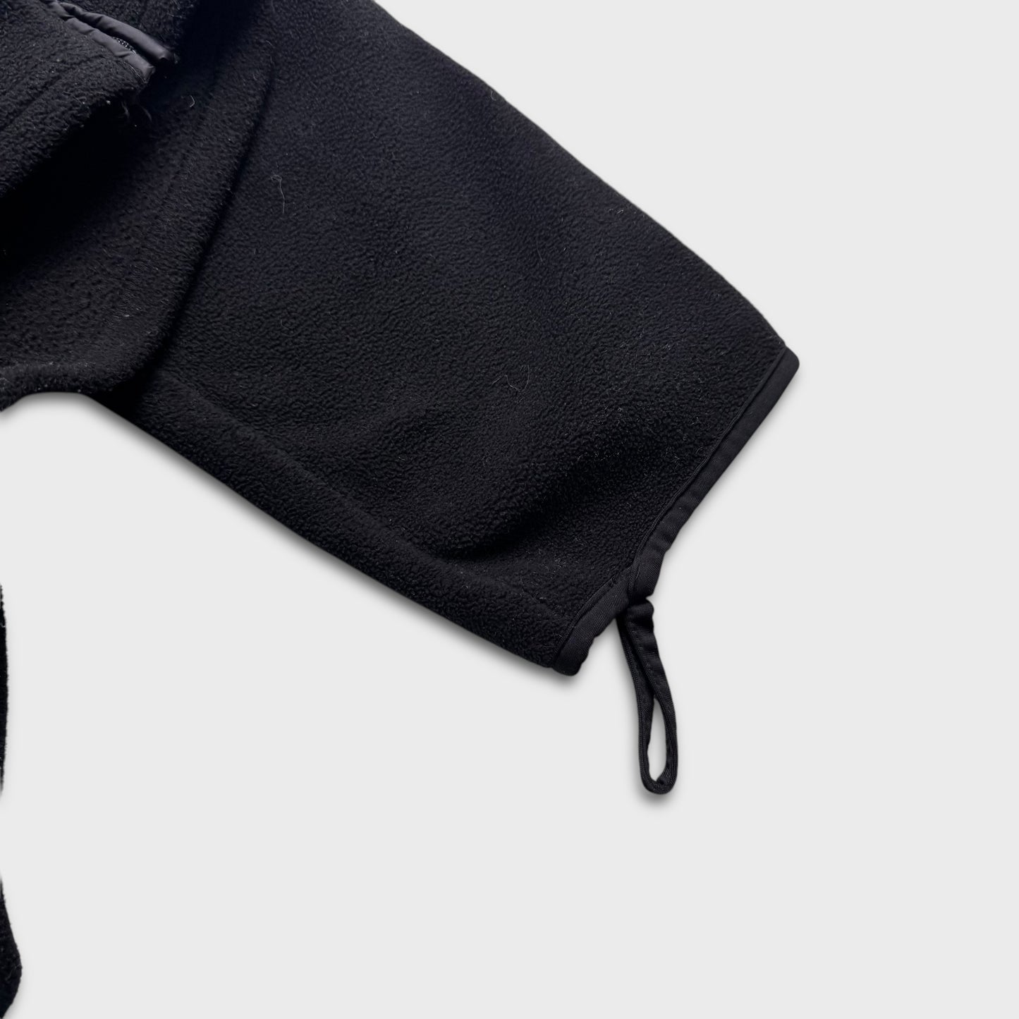 Prada Sport Black Full Zip Fleece Jacket XL