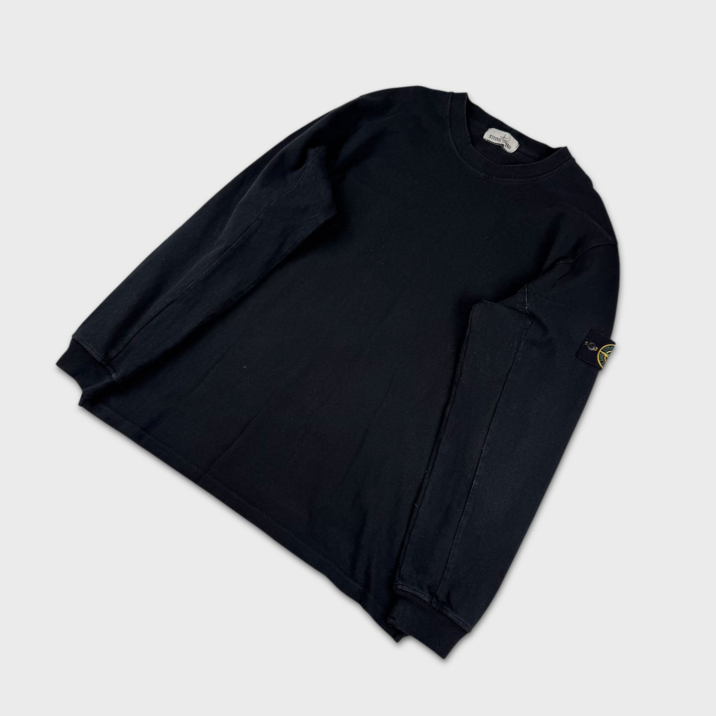 Stone Island Black Crewneck Sweatshirt 3XL