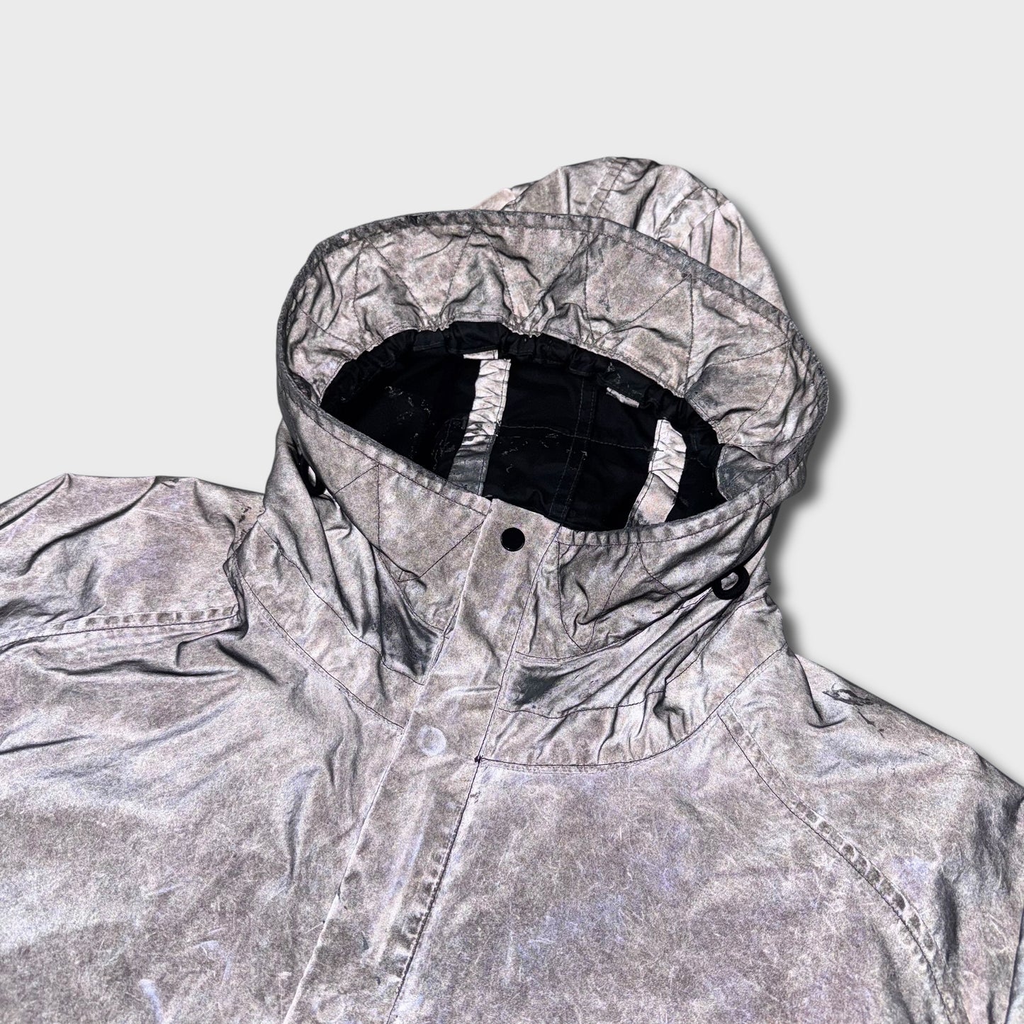 Stone Island Plated Reflective Special Process Parka Jacket XXL