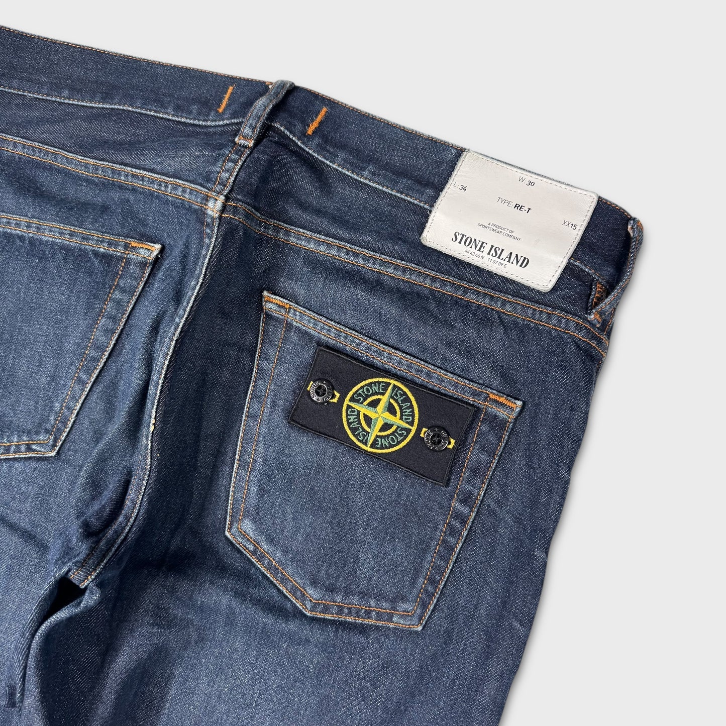 Stone Island Dark Blue Denim Jeans W30