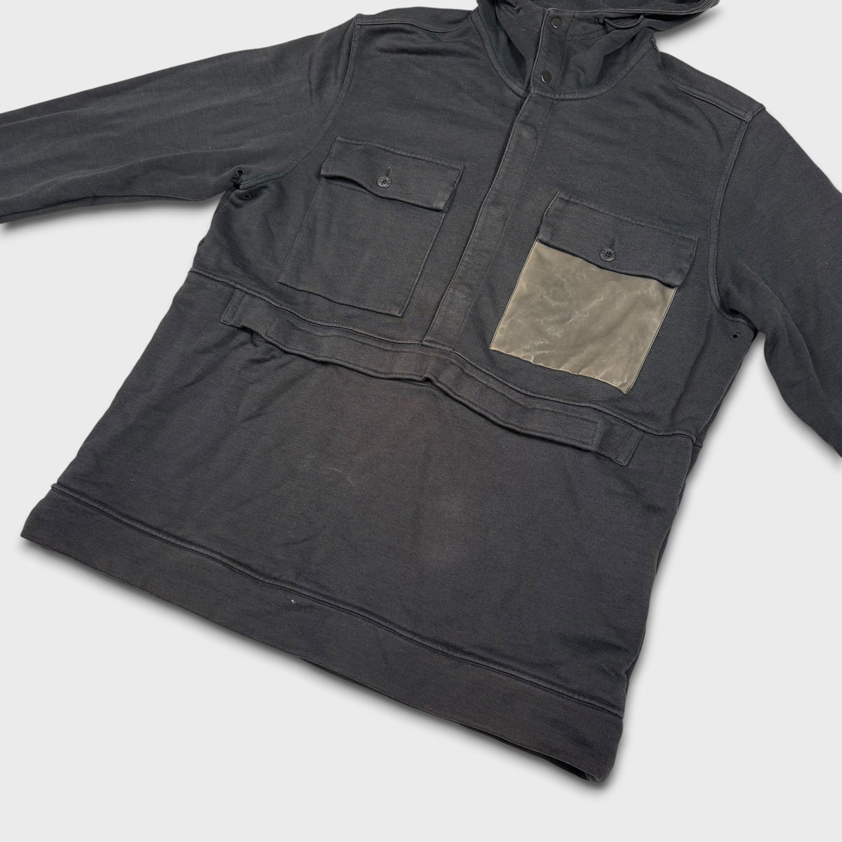 Stone Island Black Marina Hoodie M