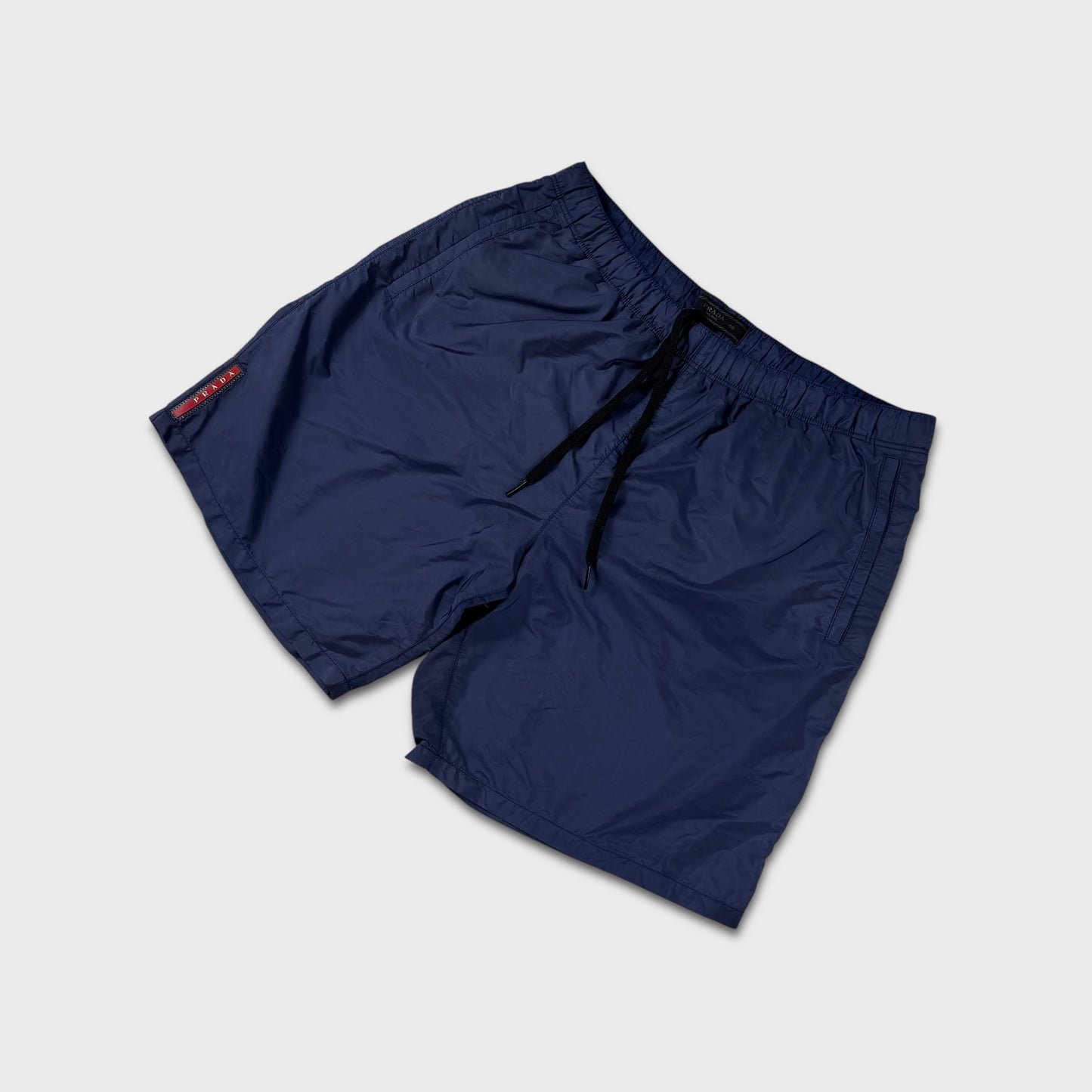 Prada Sport Royal Blue Nylon Shorts M