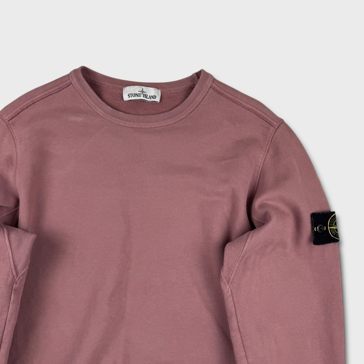 Stone Island Pink Crewneck Sweatshirt M