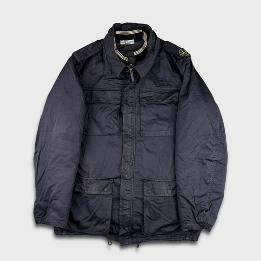 Stone Island Raso Gommato Liner Shoulder Badge Jacket XXL