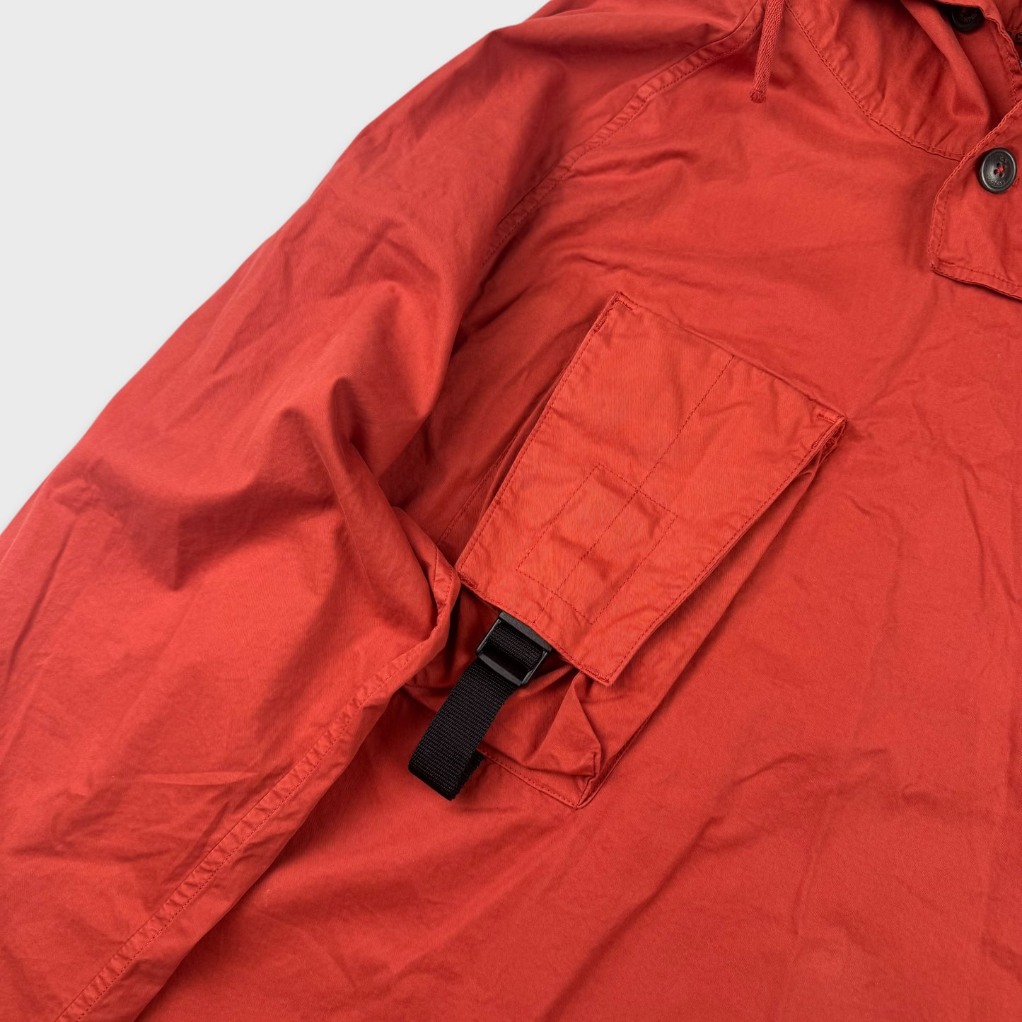 CP Company Red Pullover Smock Jacket L