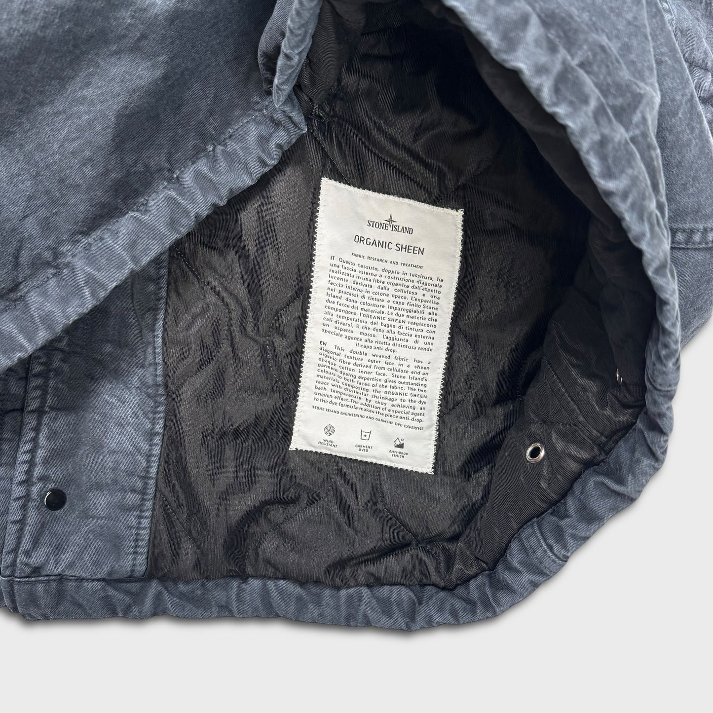 Stone Island Heavy Organic Sheen Jacket 3XL