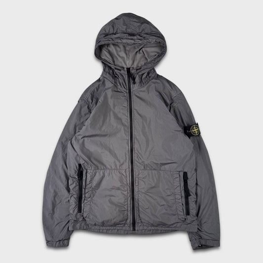 Stone Island Steel Grey Crinkle Reps NY Jacket M